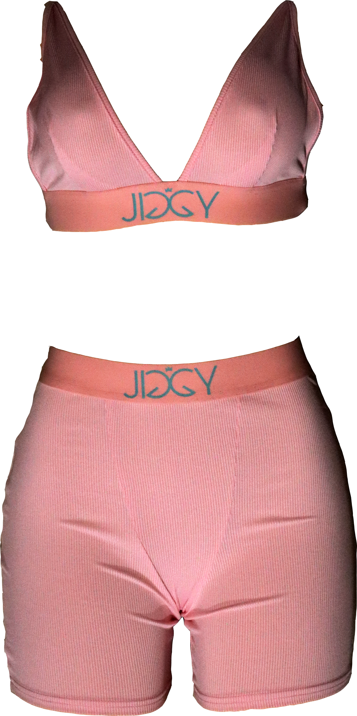 Jiggy Pink Yoga Short Set